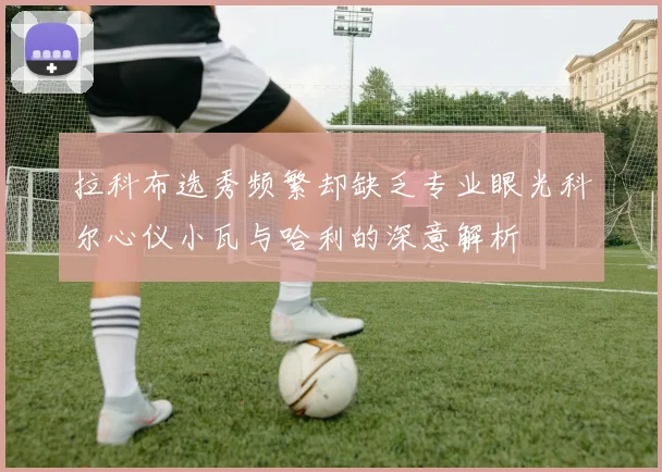 拉科布选秀频繁却缺乏专业眼光科尔心仪小瓦与哈利的深意解析